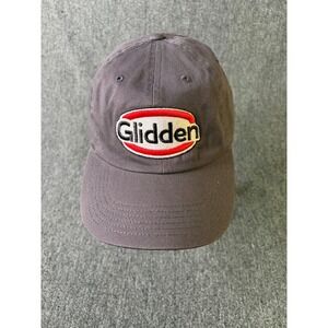 Gelante‎ Glidden Paint Logo Baseball Cap Hat Gray Cotton Adjustable Strapback